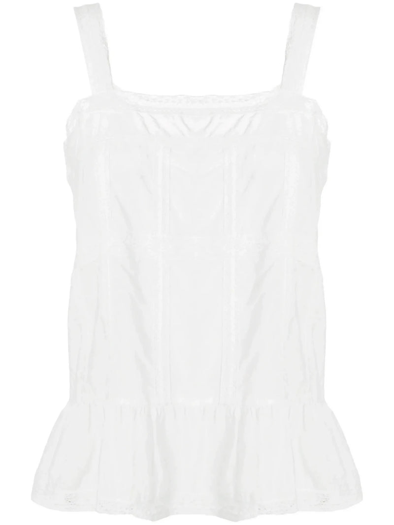 Teacup Lace White Top