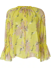 Talisa Blossom Yellow Blouse