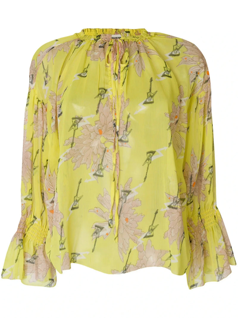 Talisa Blossom Yellow Blouse