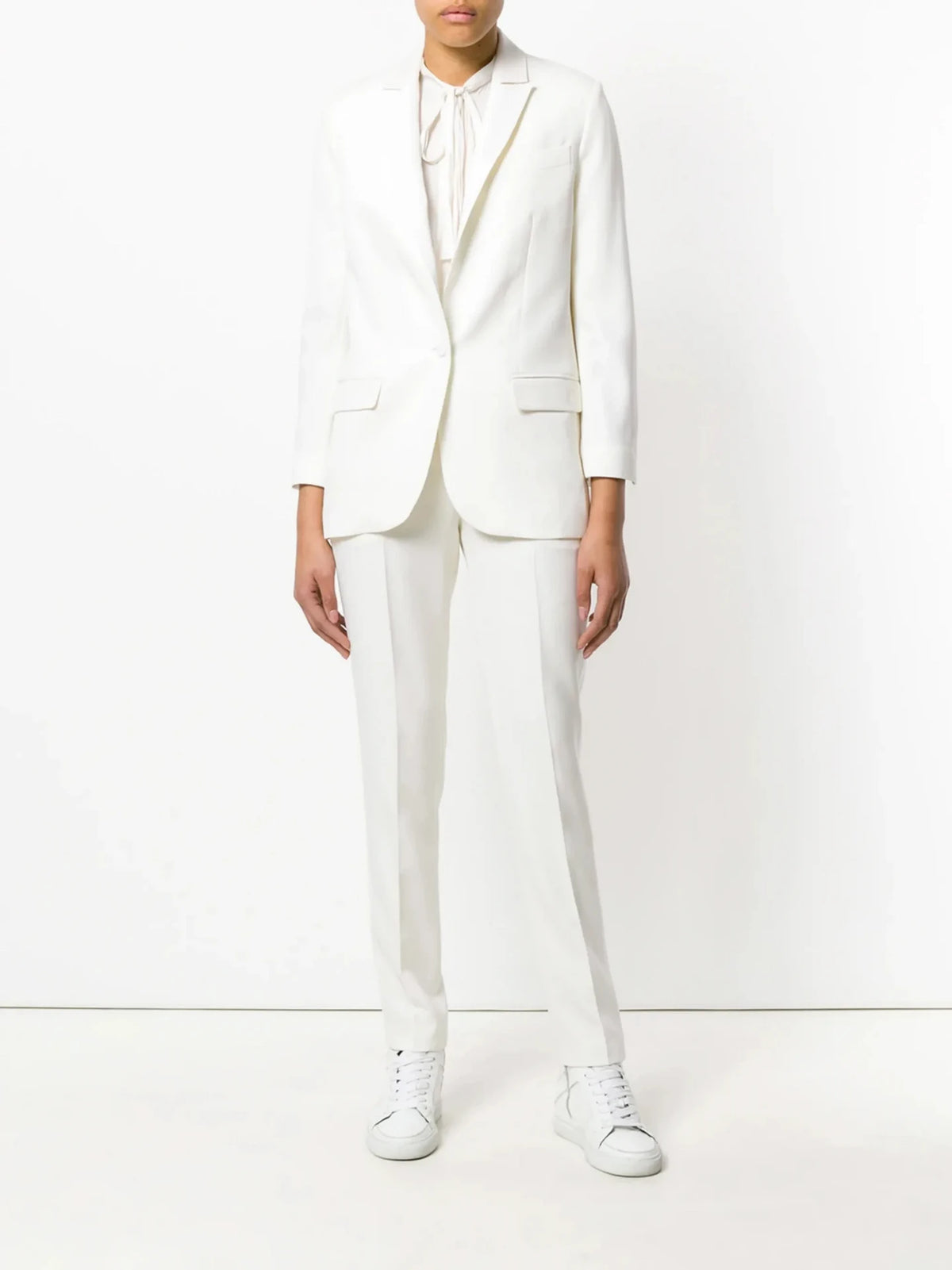 Prune White Trousers