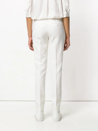 Prune White Trousers