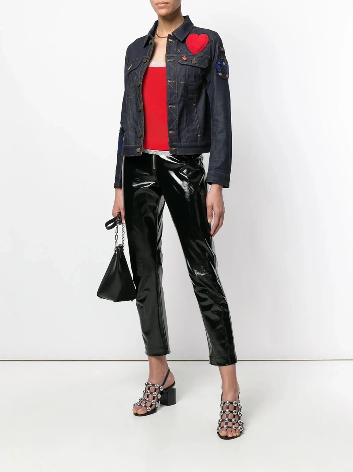 Carmen Red Silk Cami Top