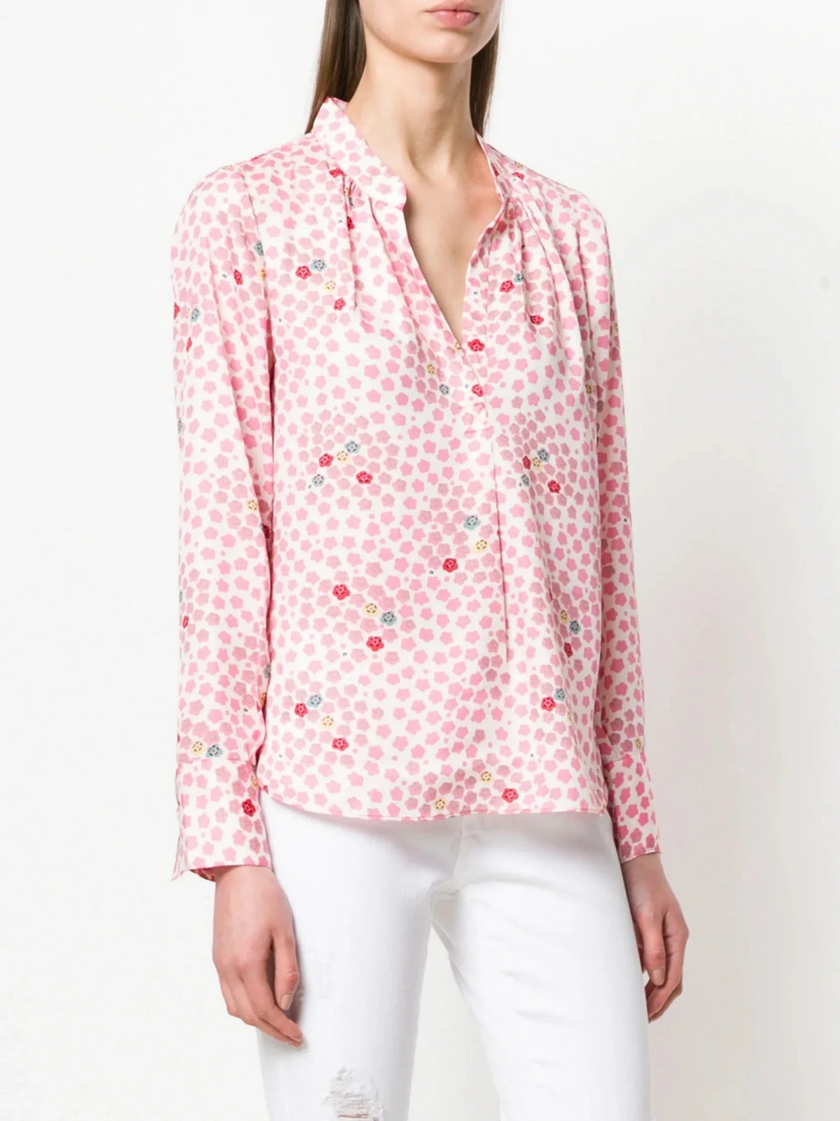 Printed Pink Blouse