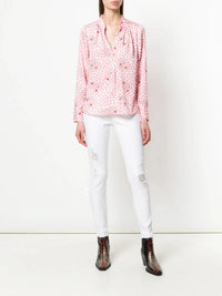 Printed Pink Blouse