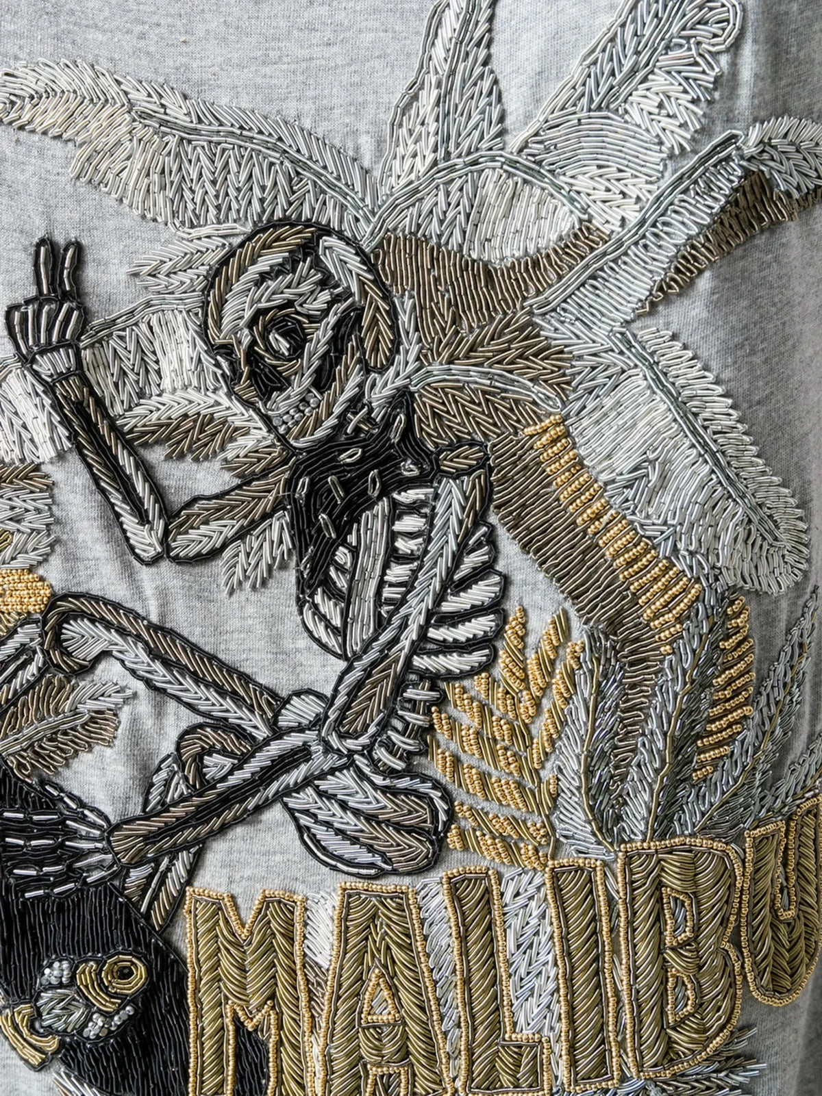 Meryl Canetille Grey T-Shirt