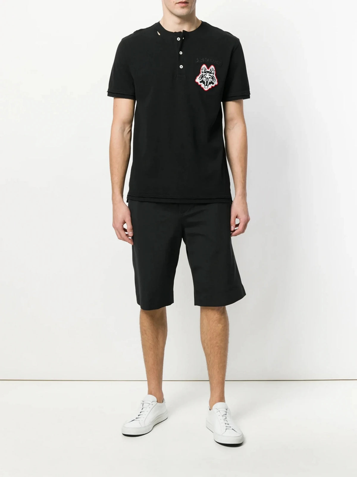 Logo Crest Black T-Shirt
