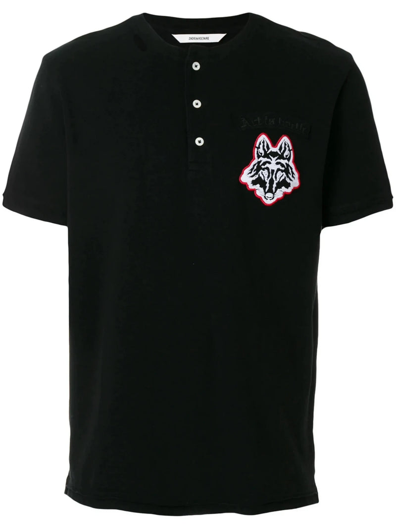 Logo Crest Black T-Shirt