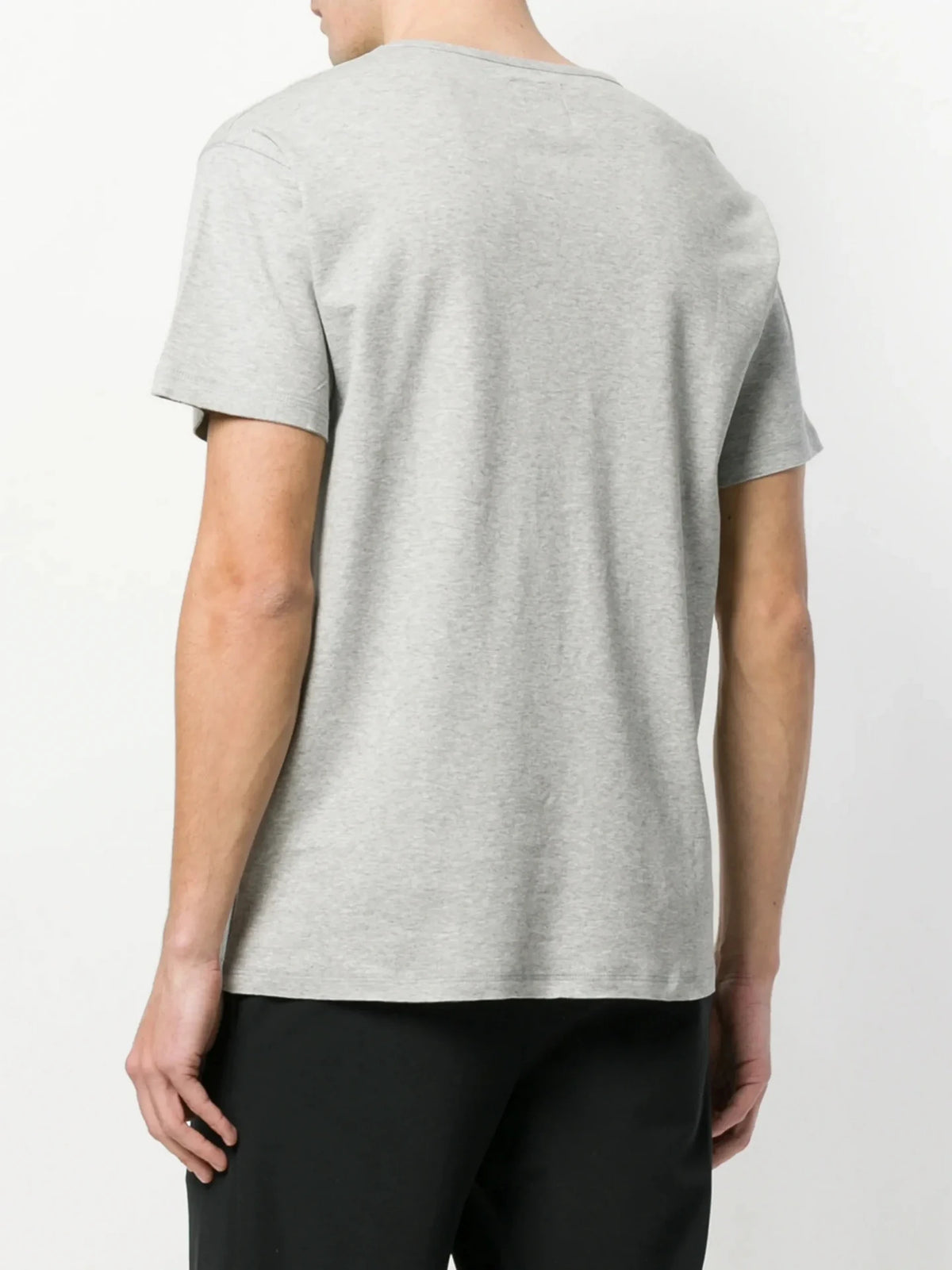 V-Neck Logo Grey T-Shirt