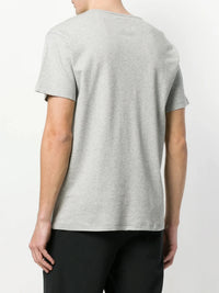 V-Neck Logo Grey T-Shirt