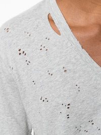 Tonga Grey V-Neck T-Shirt