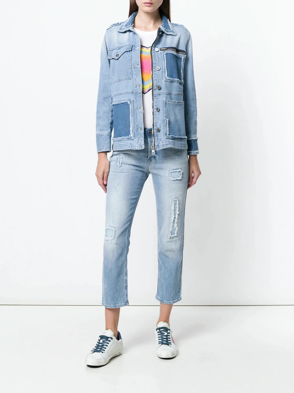 Skinny Disco White T-Shirt