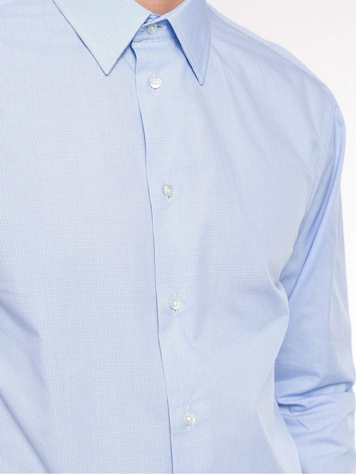 Natural Cotton Blue Shirt
