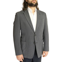 Linen Blend Grey Blazer