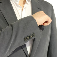 Linen Blend Grey Blazer