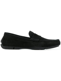 Suede Black Driving Shoes