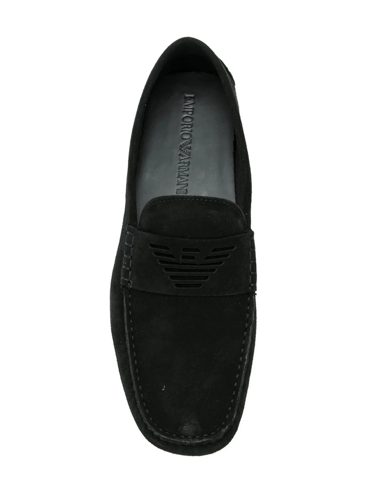 Suede Black Driving Shoes