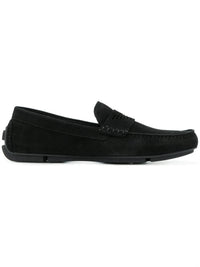 Suede Black Driving Shoes