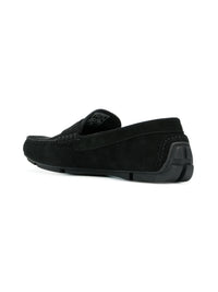 Suede Black Driving Shoes