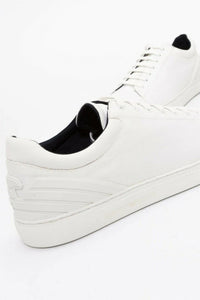 Emporio Armani White Canvas Sneakers