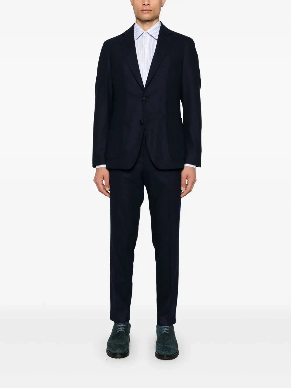 Classic Striped Blue Shirt