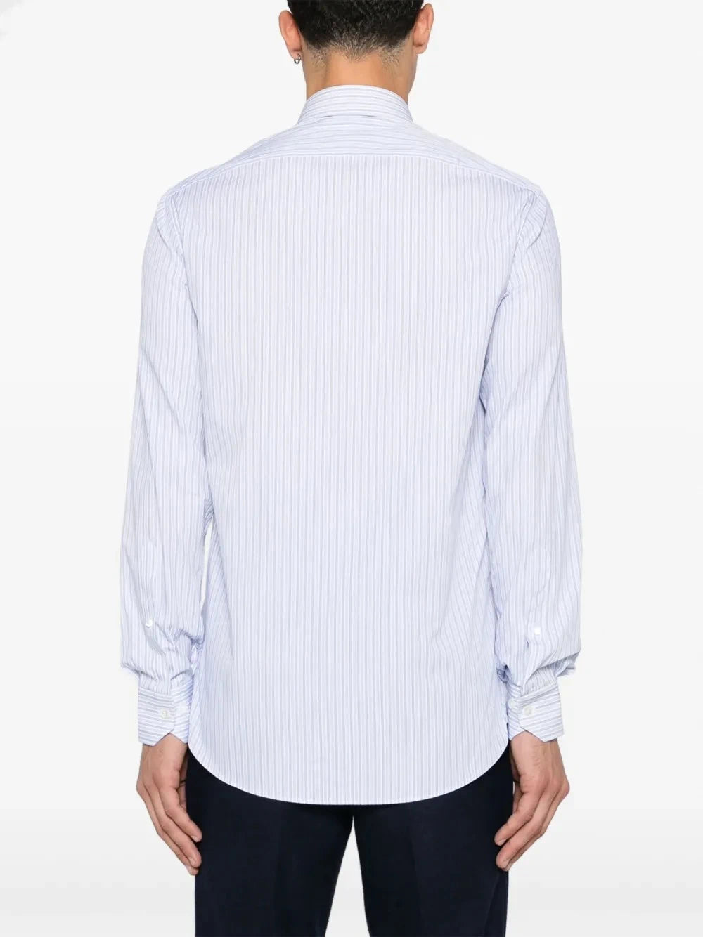 Classic Striped Blue Shirt