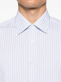 Classic Striped Blue Shirt