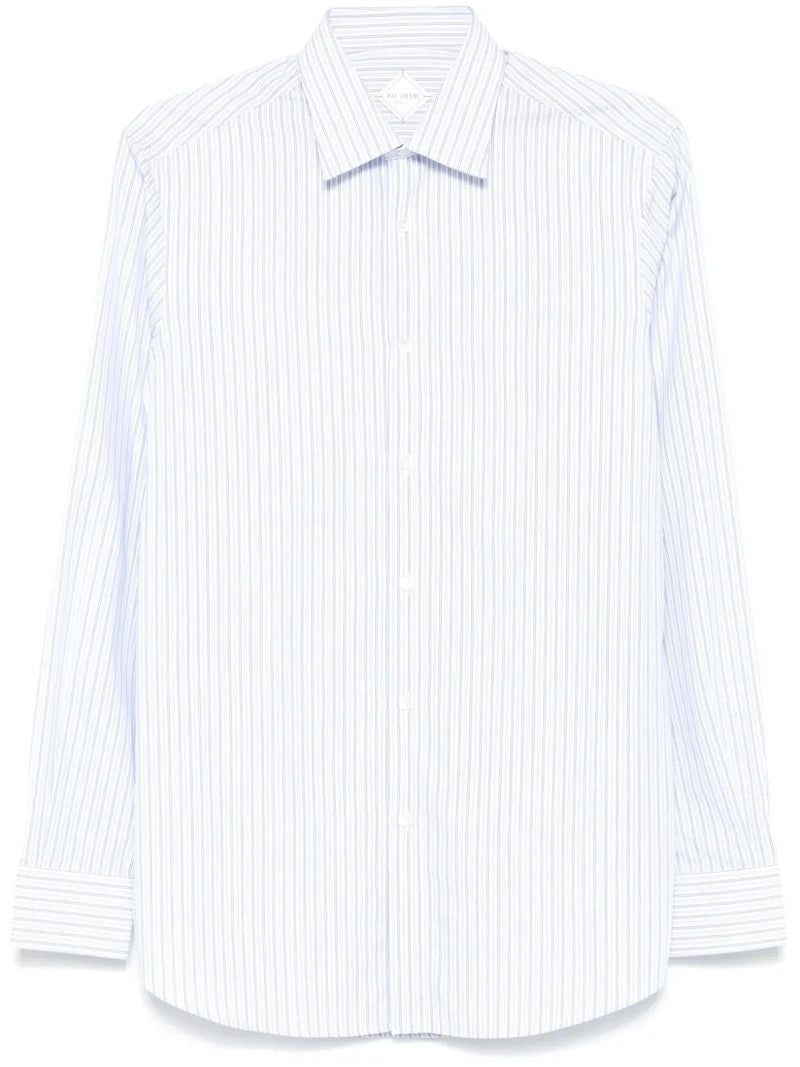 Classic Striped Blue Shirt
