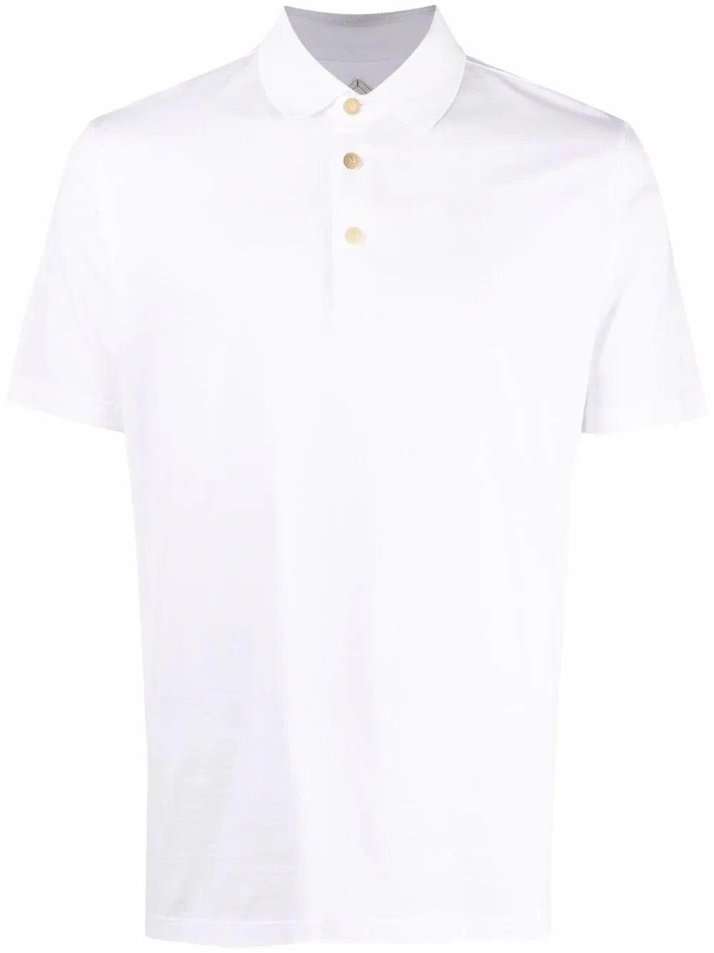 Short-Sleeve White Polo Shirt