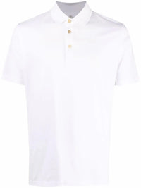 Short-Sleeve White Polo Shirt
