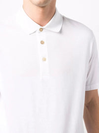 Short-Sleeve White Polo Shirt