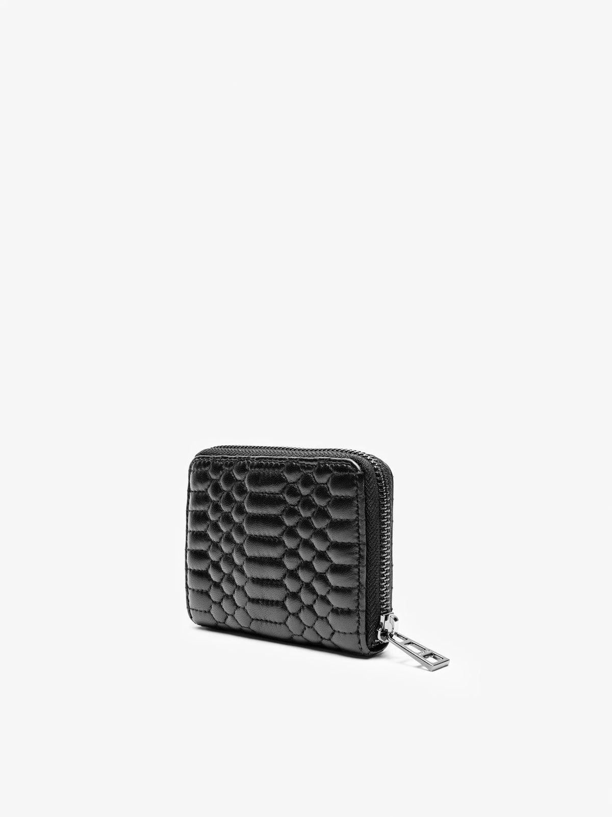 Mini Black Lambskin Wallet