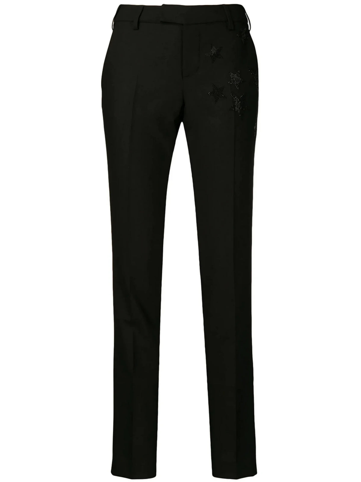 Straight Leg Black Trousers