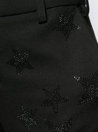 Straight Leg Black Trousers