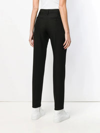 Straight Leg Black Trousers