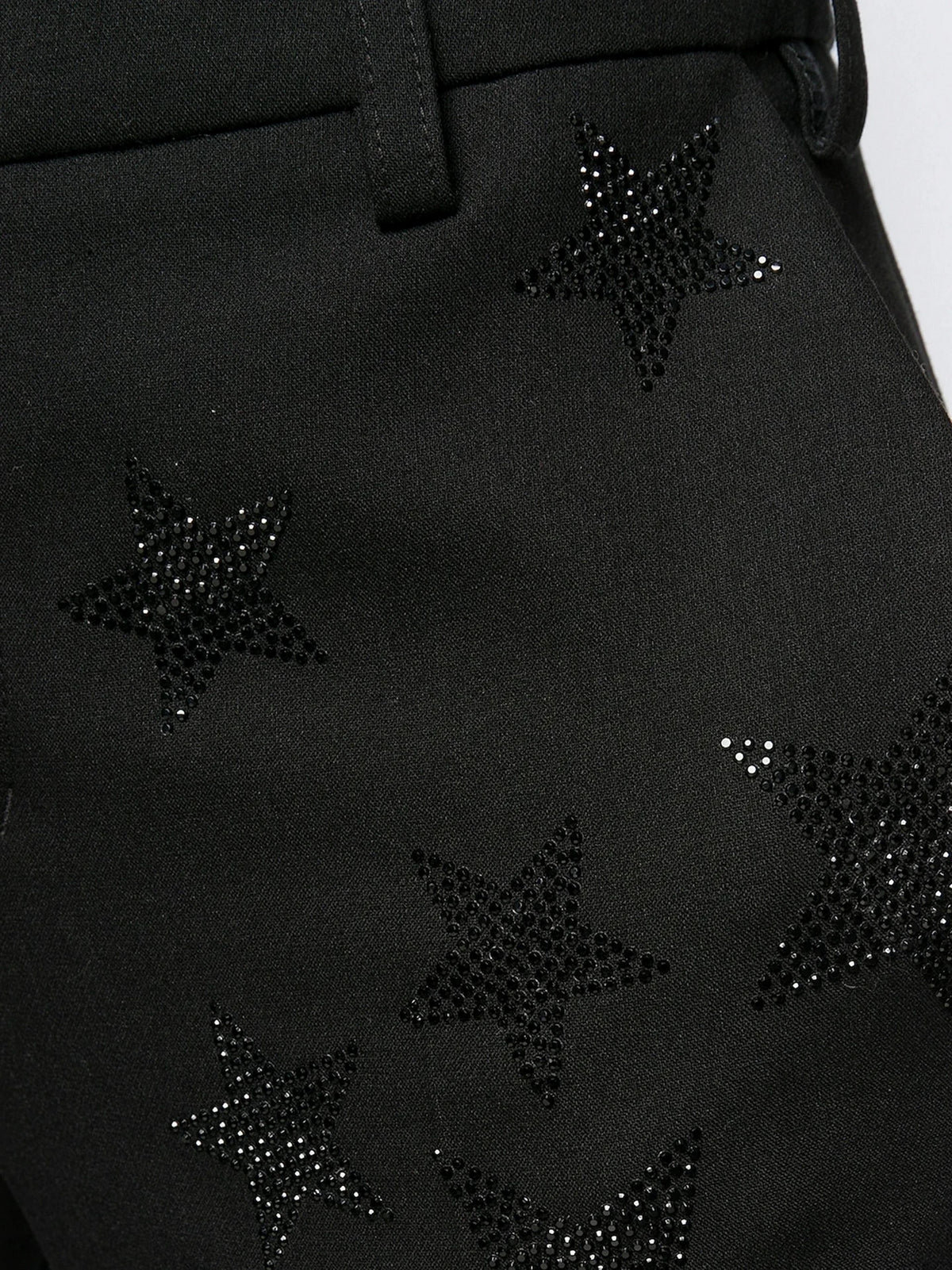 Straight Leg Black Trousers