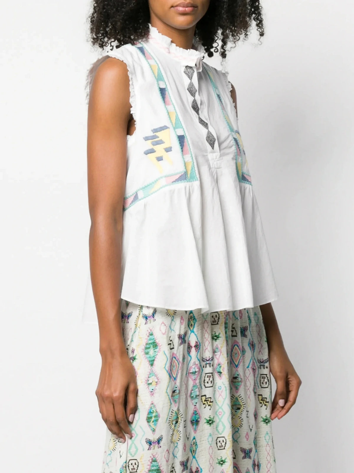 Tilda Voile White Blouse