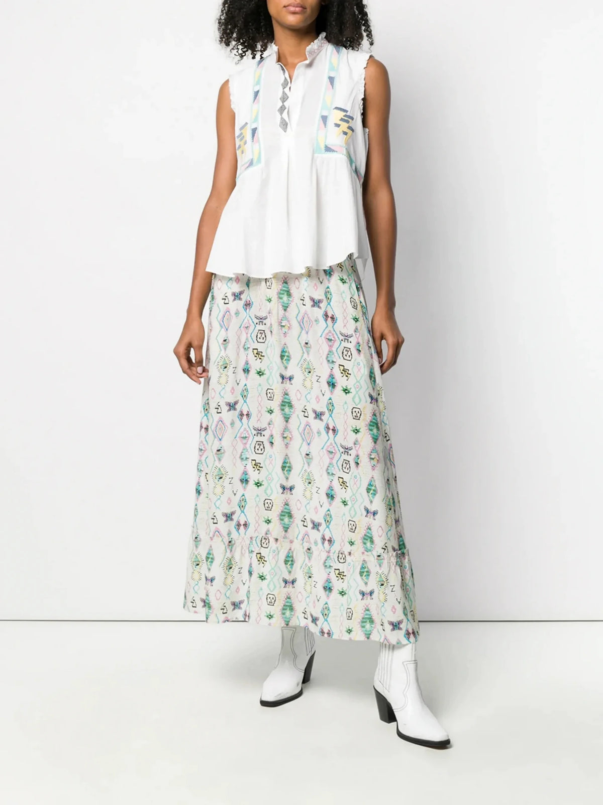 Tilda Voile White Blouse