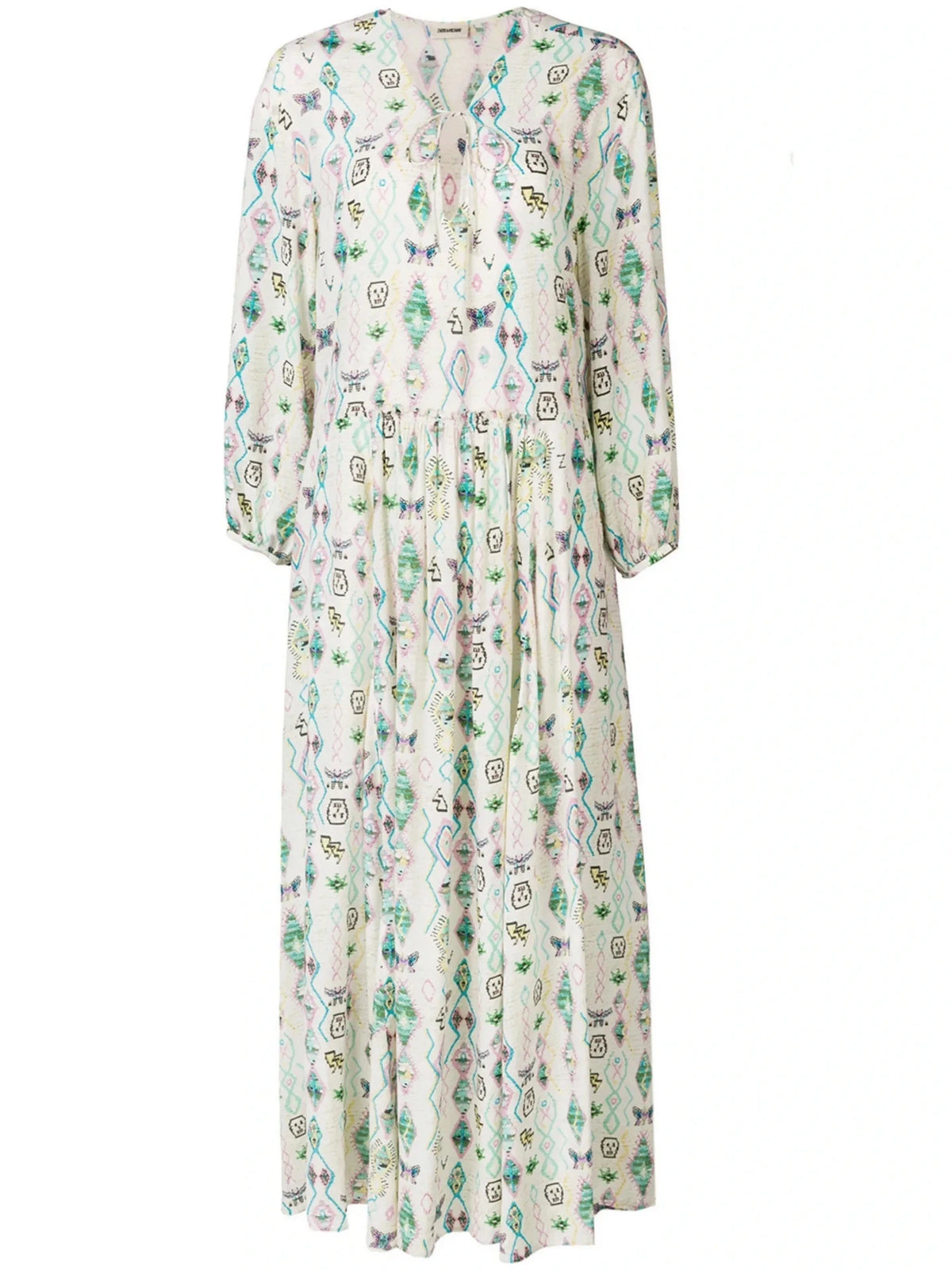 Resist Kilim White Dress