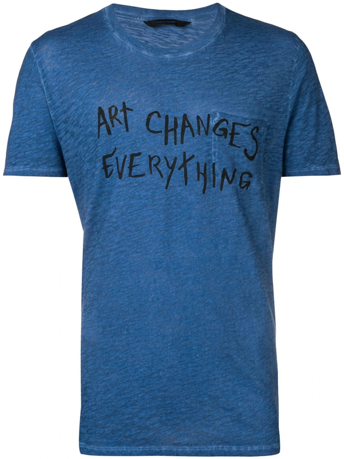 Art Changes Everything Blue T-shirt