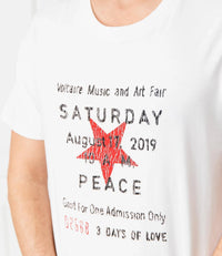 Ted Saturday White T-Shirt