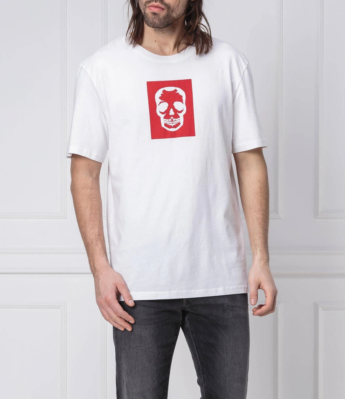 Tobias Skull White T-Shirt