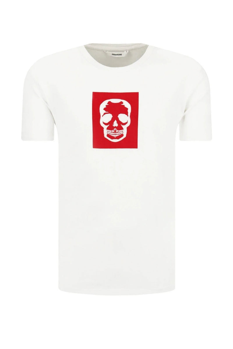 Tobias Skull White T-Shirt