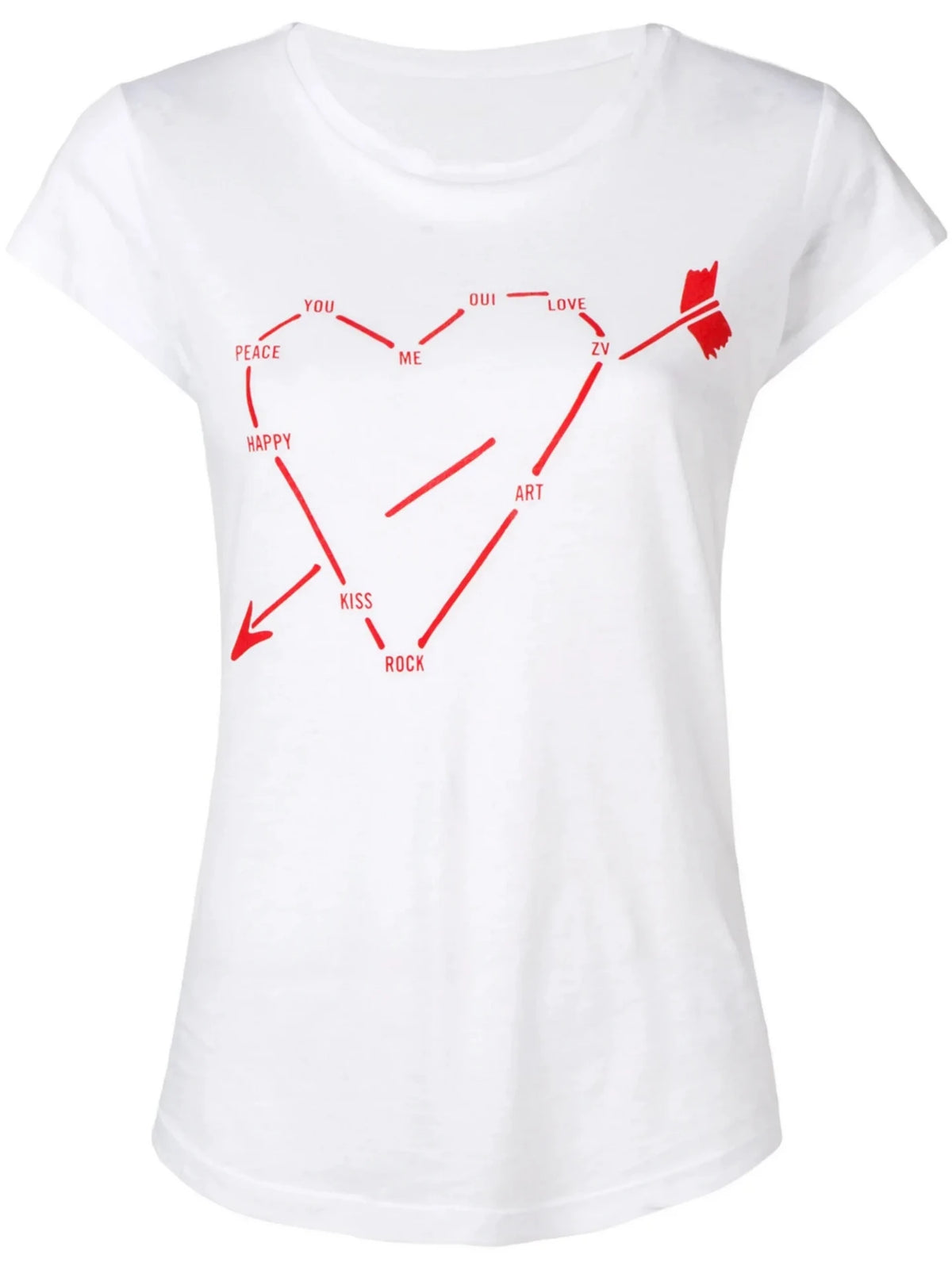 Heart Constellation White T-Shirt