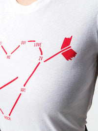 Heart Constellation White T-Shirt