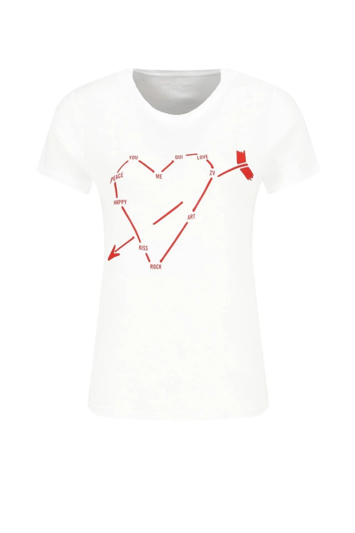 Heart Constellation White T-Shirt