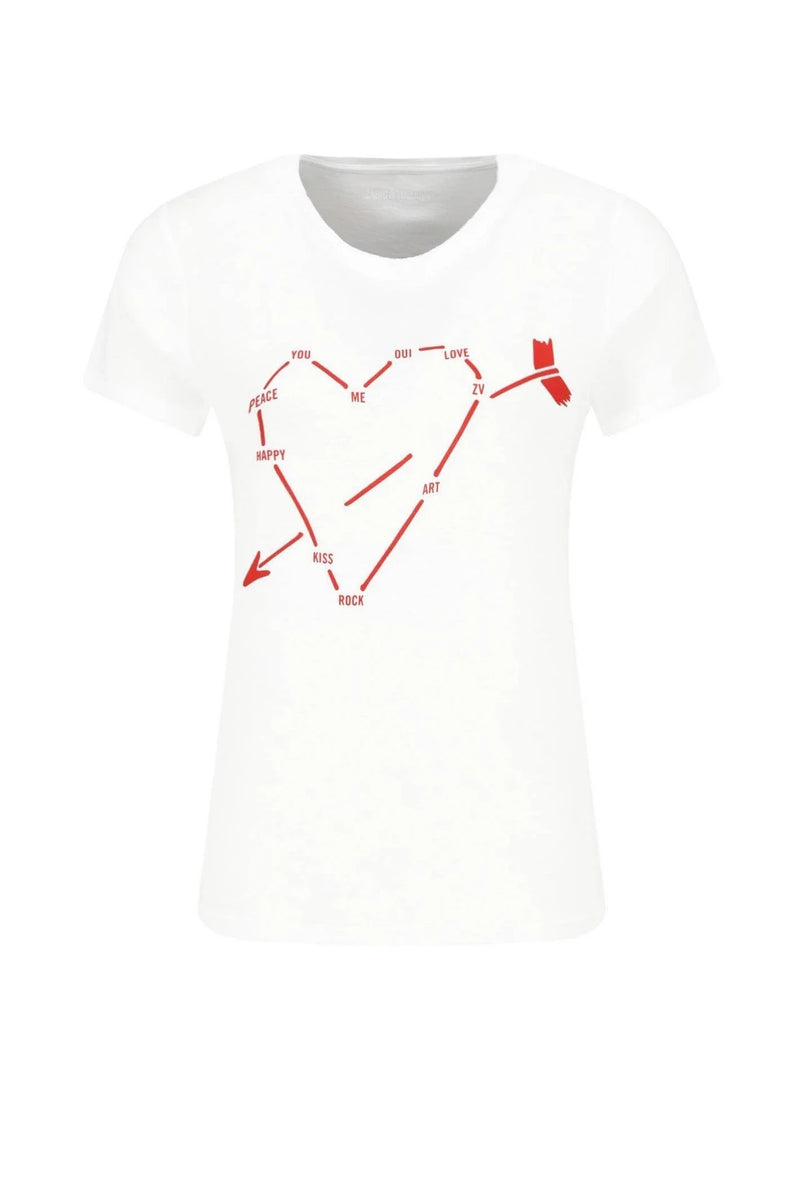 Heart Constellation White T-Shirt