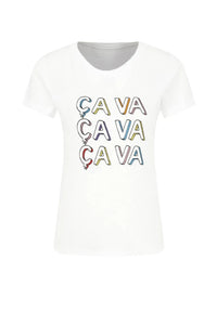 Ca Va White T-Shirt