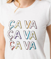 Ca Va White T-Shirt