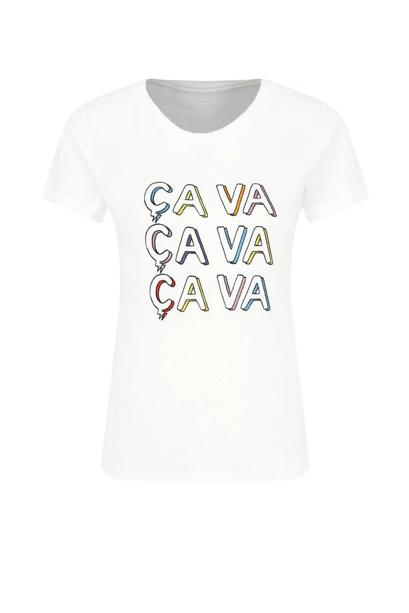 Ca Va White T-Shirt