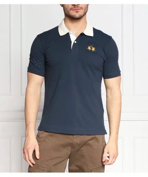 Classic Pique Blue Polo